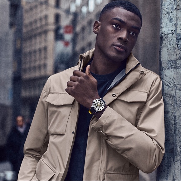 Men’s Dad Jacket Army Cargo Style Adjustable Cuffs - Picture 7 of 7